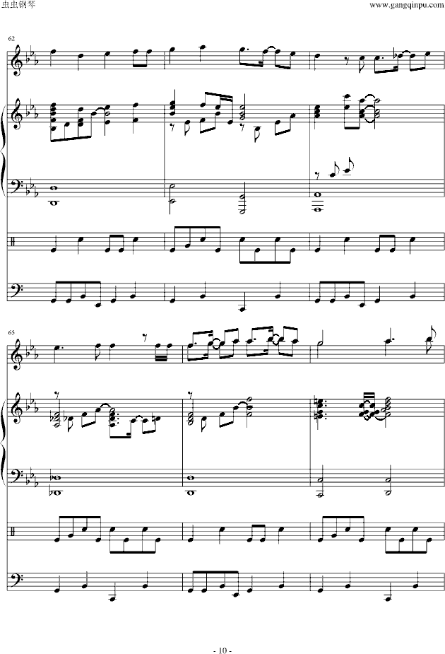 ―名侦探柯南-《绀碧之棺》主题曲-钢琴谱(钢琴曲)-名侦探柯南10