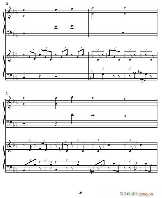 ココロの音_piano钢琴恋曲16