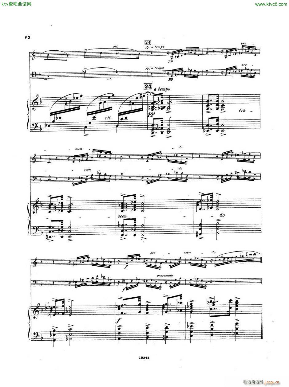 Arensky op 32 Piano Trio No 1 in D minor 1894 二12