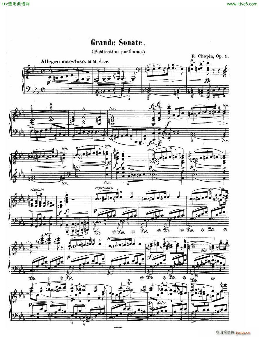 Chopin Sonata in C minor op 41