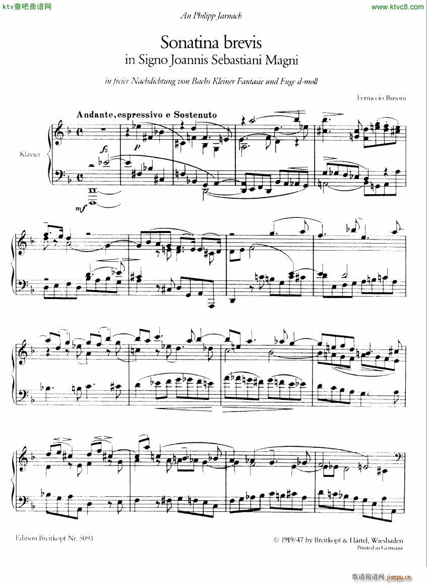 Busoni Sonatina brevis1