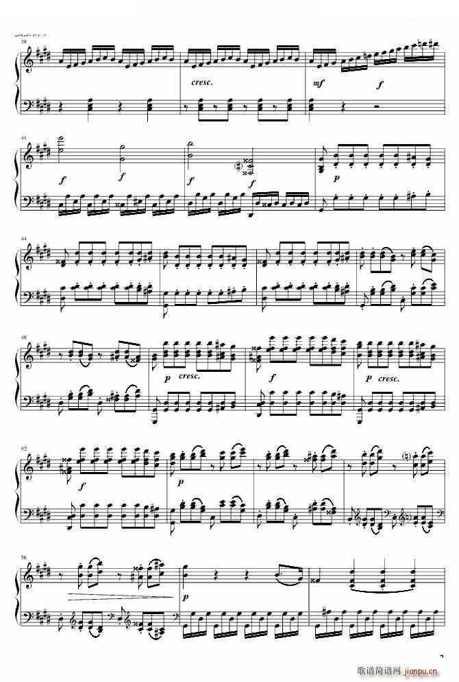 《月光奏鸣曲》第三乐章-雨田版_贝多芬 beethoven3