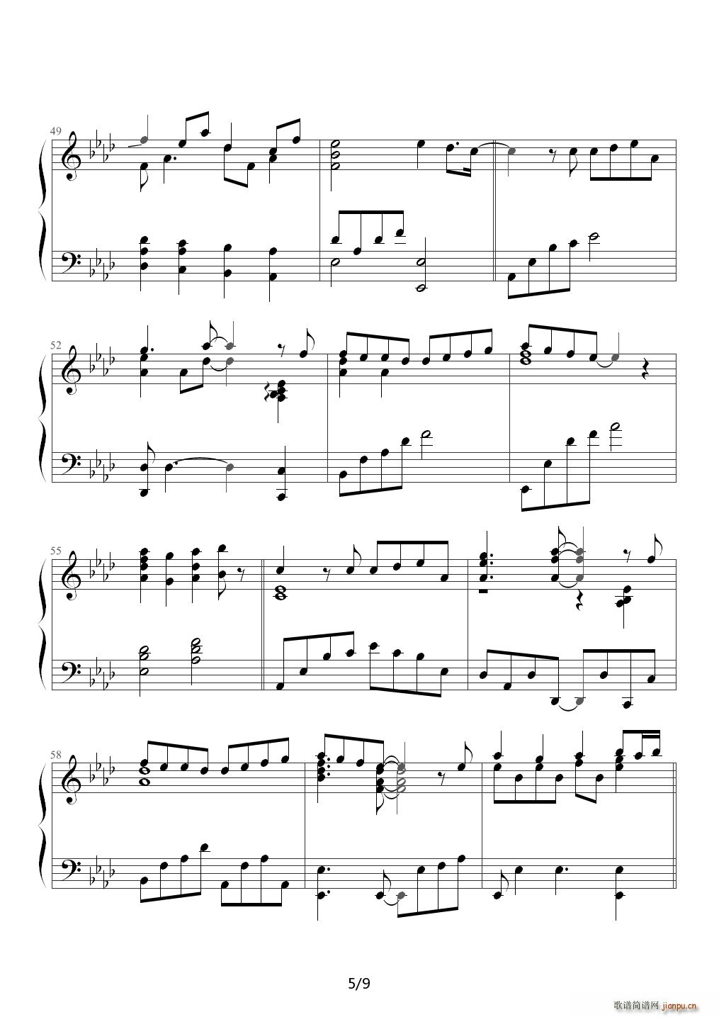 美好的一天（仁医2主题曲 ） 降A调5