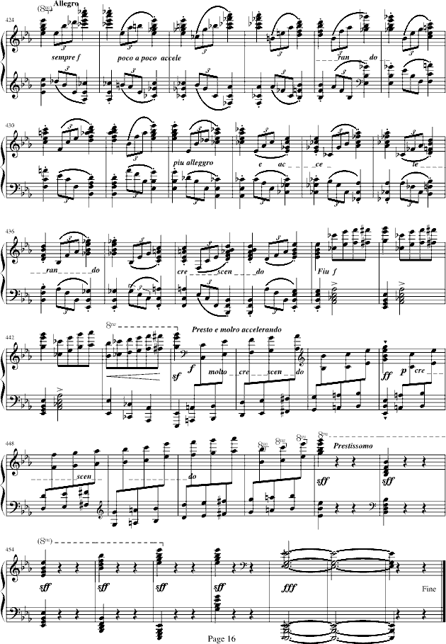 蓝色多瑙河-Schulz-Evler改编-钢琴谱(钢琴曲)-约翰・斯特劳斯16
