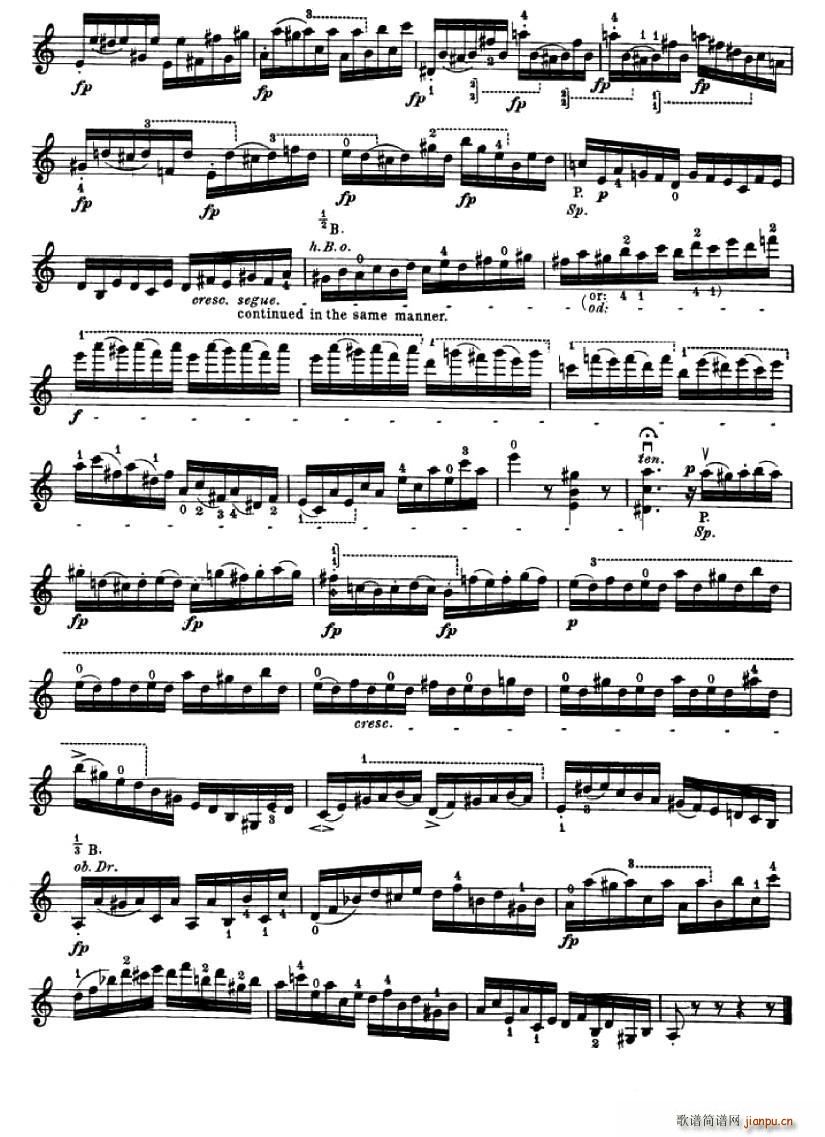 24首小提琴练习曲之22