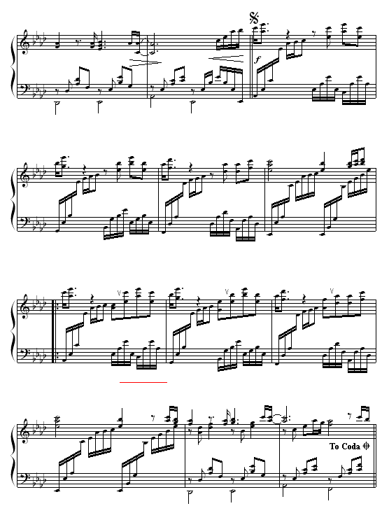 我的名字叫伊莲-钢琴谱(钢琴曲)-未知分类2