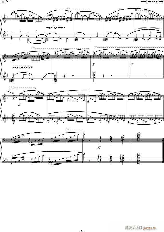 练习曲-Etude OP 10 No 8_肖邦 chopin5
