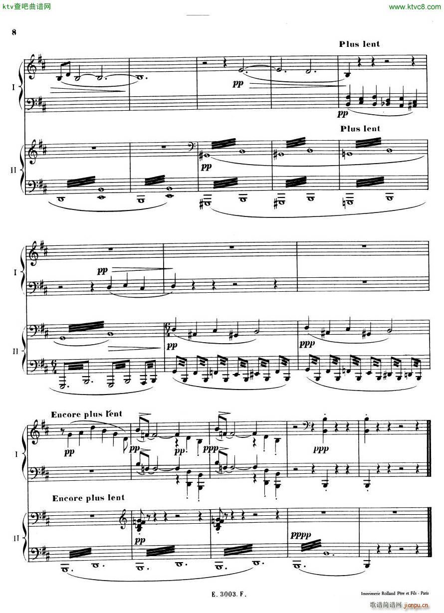 Debussy Ravel 3 Nocturnes 2pno8