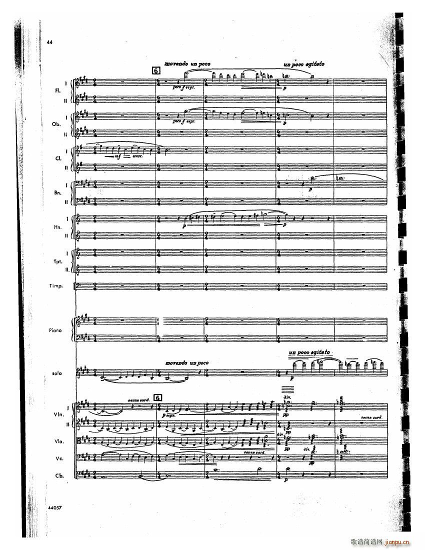 Barber op 14 Violin Concerto Score 二3
