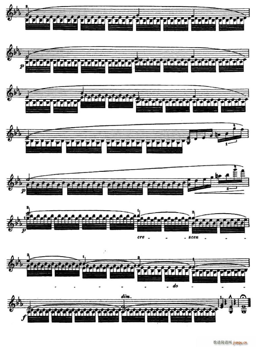 让 德尔菲 阿拉尔-12首小提琴�S想练习曲之196