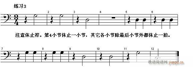 怎样看钢琴 第三节 识读 低音部分常见的音乐进行(一)3