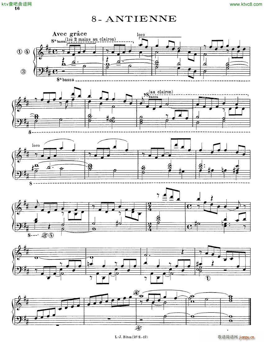 Alain Albert 15 Pieces organ16