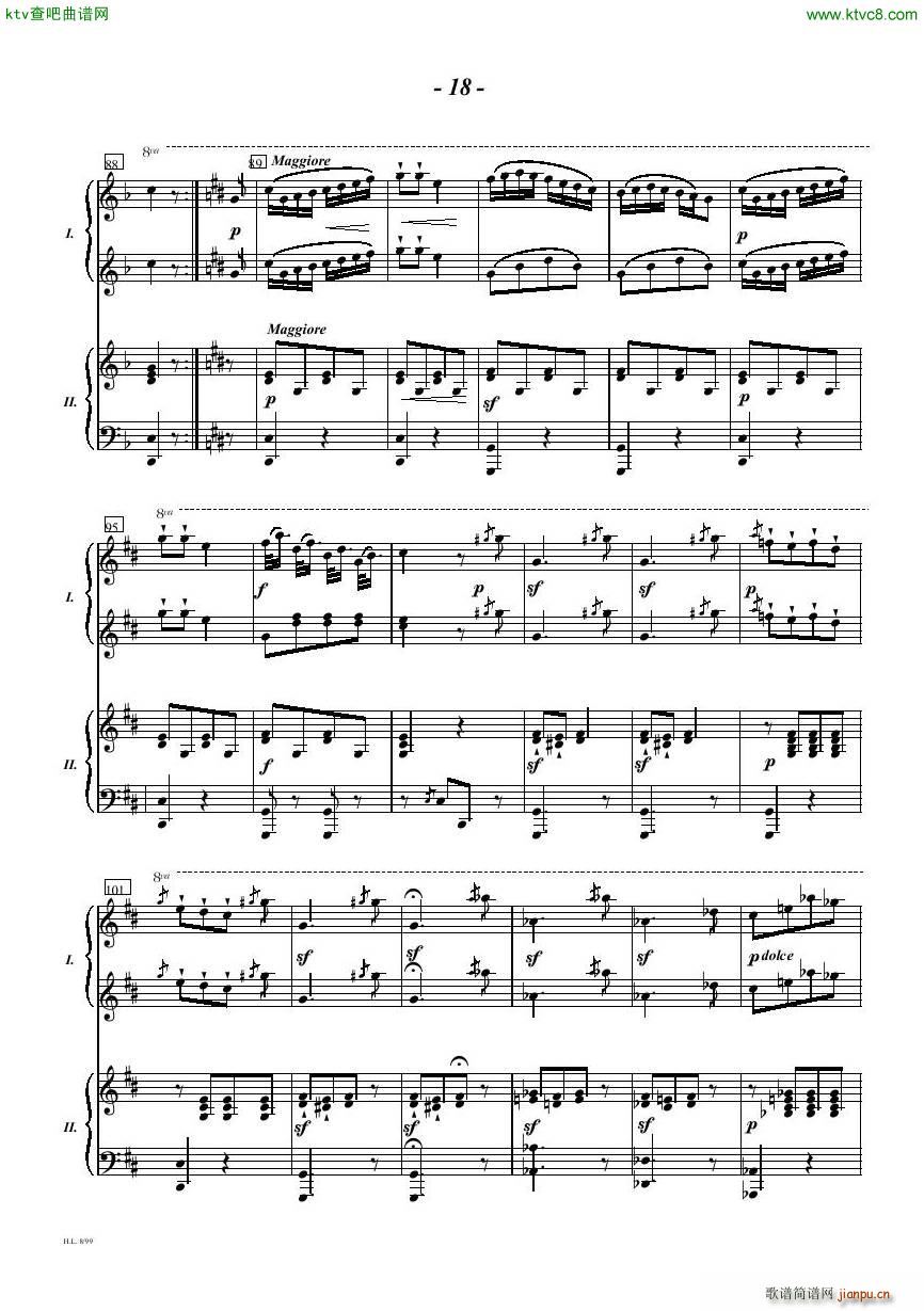 Diabelli Sonata Op33 For Two Pianos18