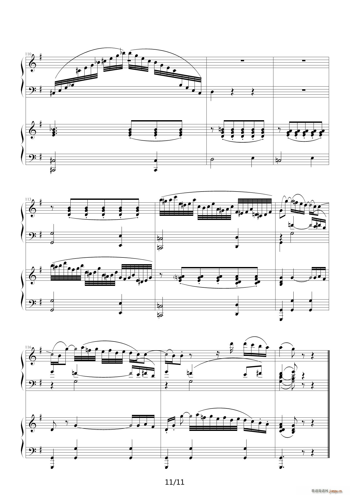 莫扎特D大调双钢琴奏鸣曲K448第二乐章11