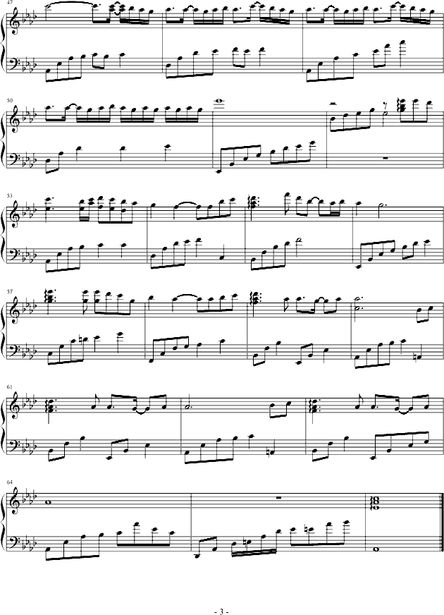 My Home （Piano Solo）-钢琴谱(钢琴曲)-The Daydream3