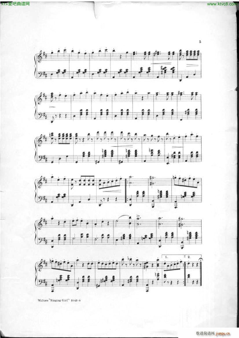 Victor Herbert The Singing Girl 1 Waltzes4