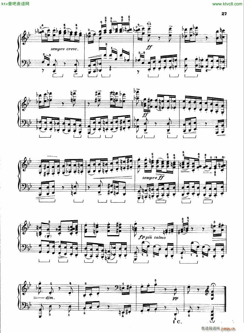 Busoni op37 Twenty Four Preludes 二19