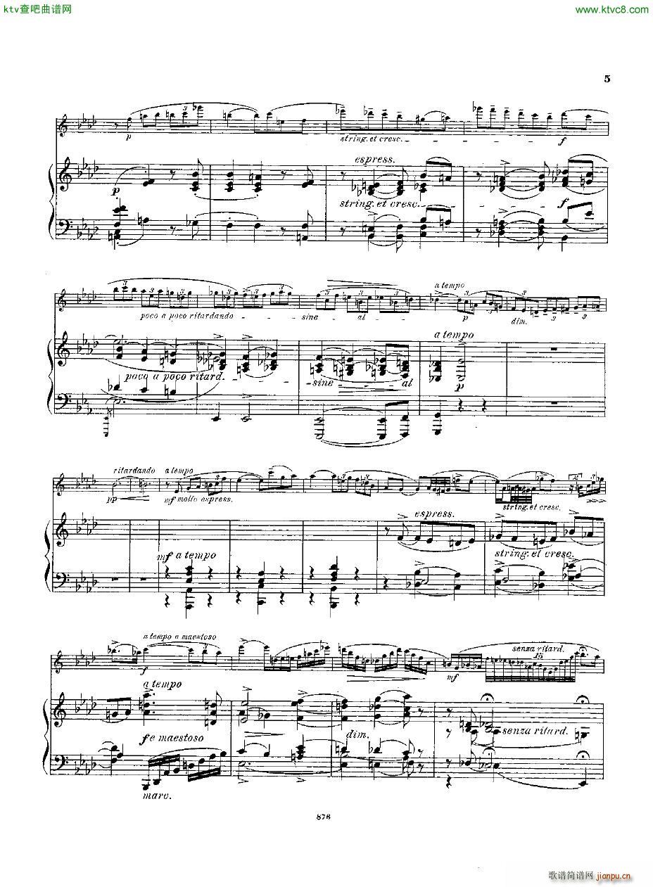 Andersen op 54 Deuxieme Impromptu fl pno4