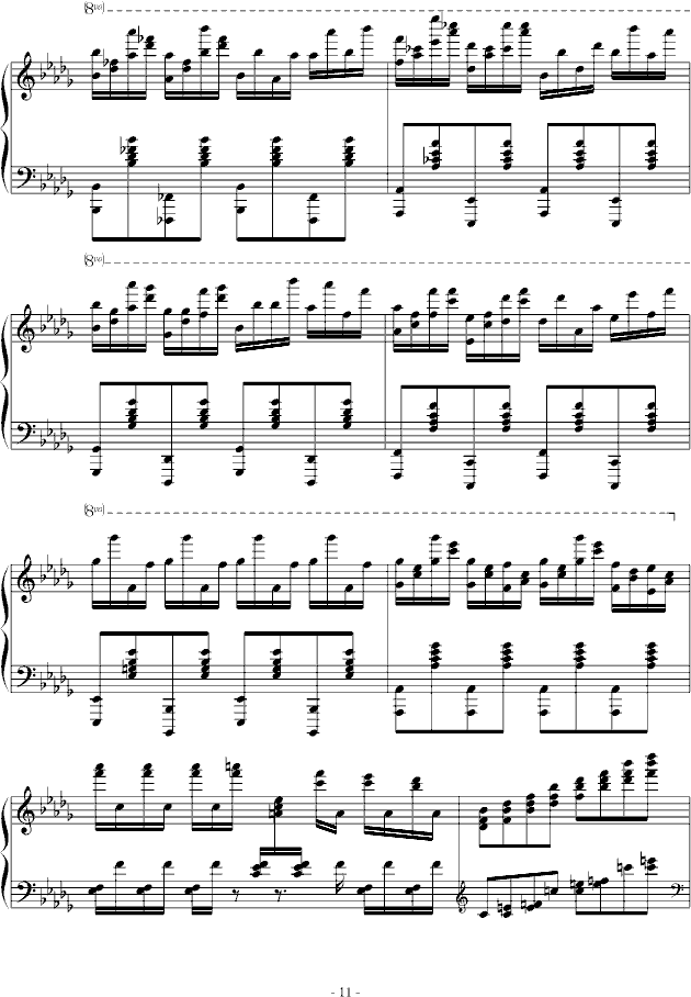 sorry for stupid things-钢琴谱(钢琴曲)-babyface11