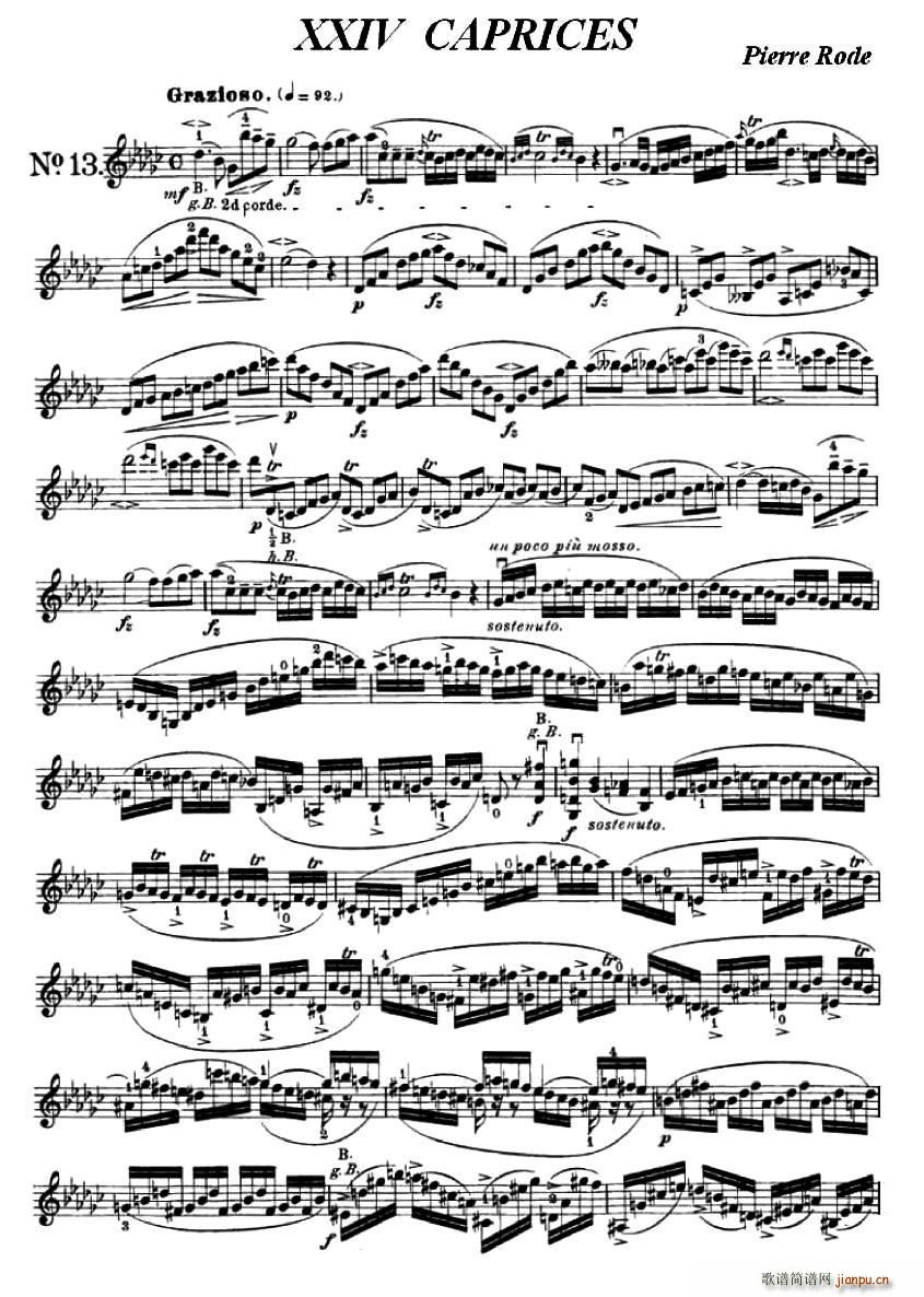 24首小提琴练习曲之131