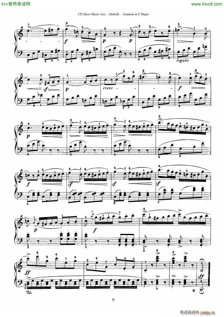 Diabelli Sonatinas Op 151 No 1 4 23P23