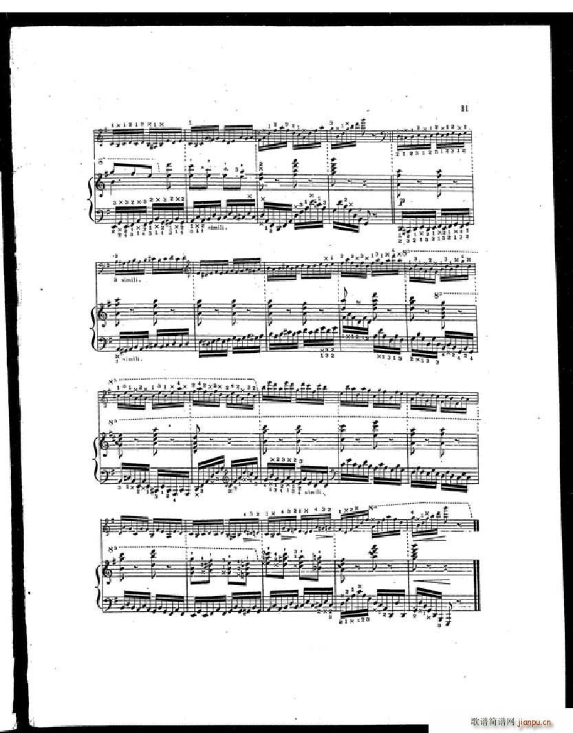 Czerny Etudes de la Velocite28