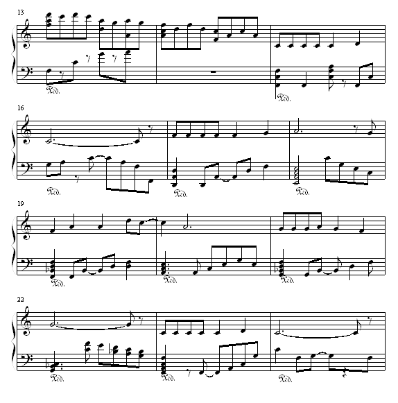 忘情水-钢琴谱(钢琴曲)-刘德华2