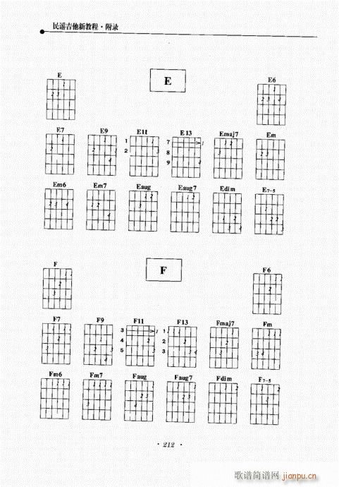 民谣吉他新教程181-215序32