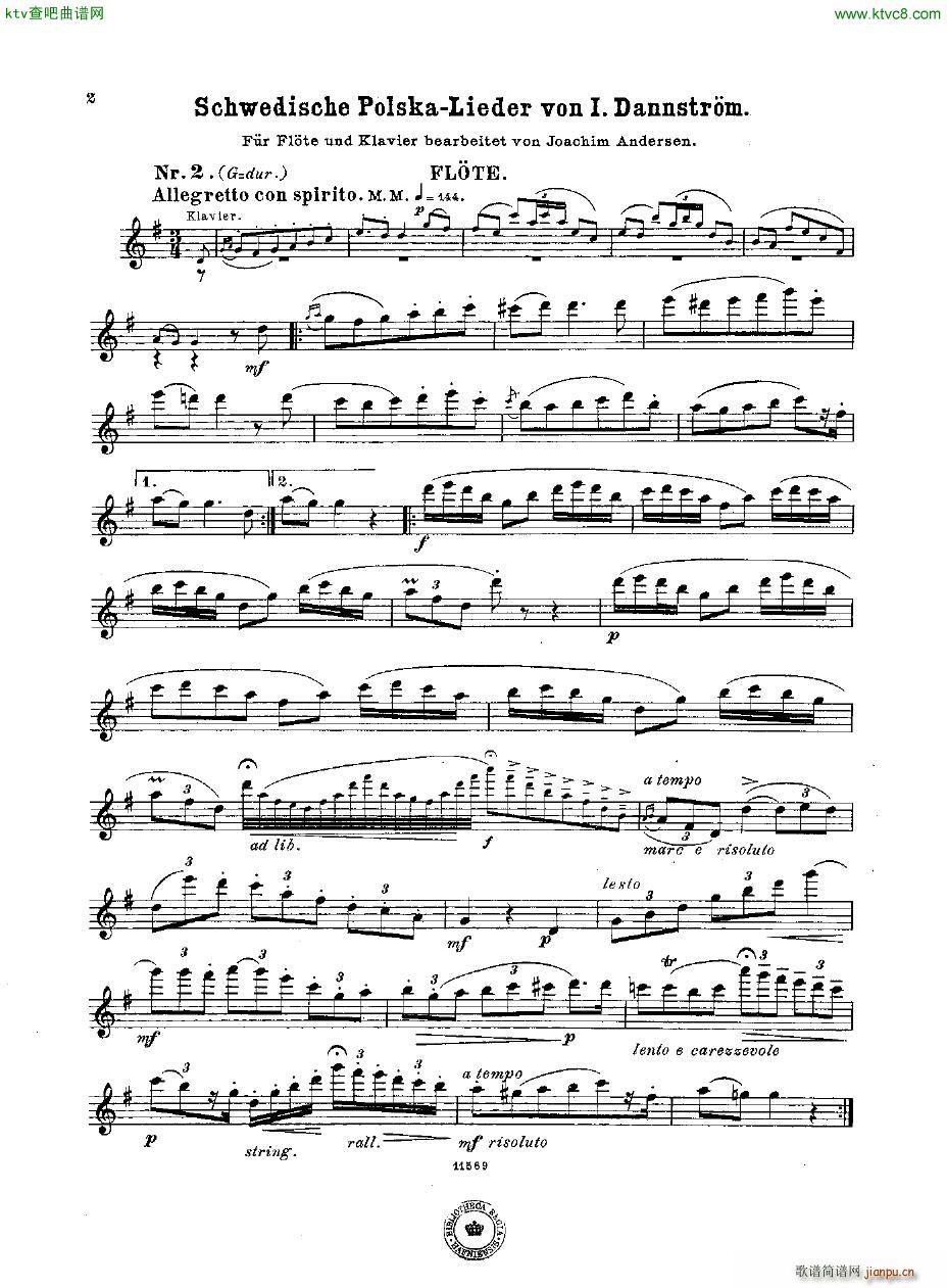 Andersen op 50 Schwedische Polska Lieder10