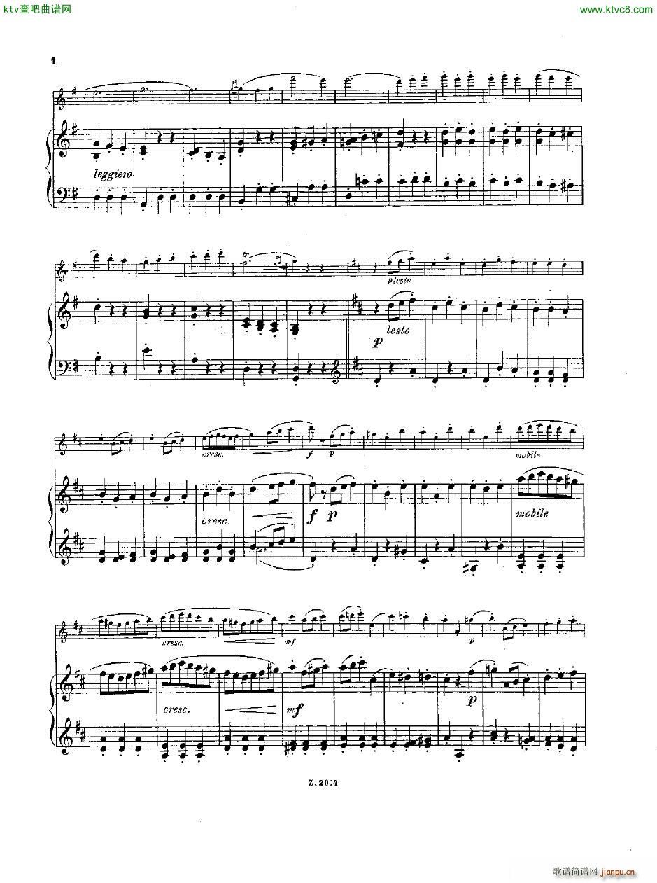 Andersen op 55 Acht Vortragsstücke fl pno40
