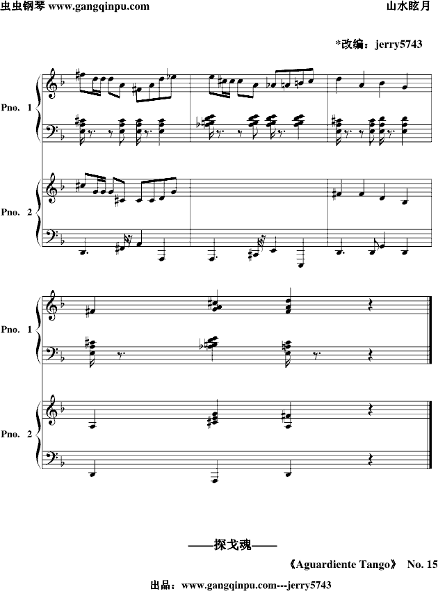 Giuseppe D'agostino（�p��琴）-钢琴谱(钢琴曲)-jerry574315