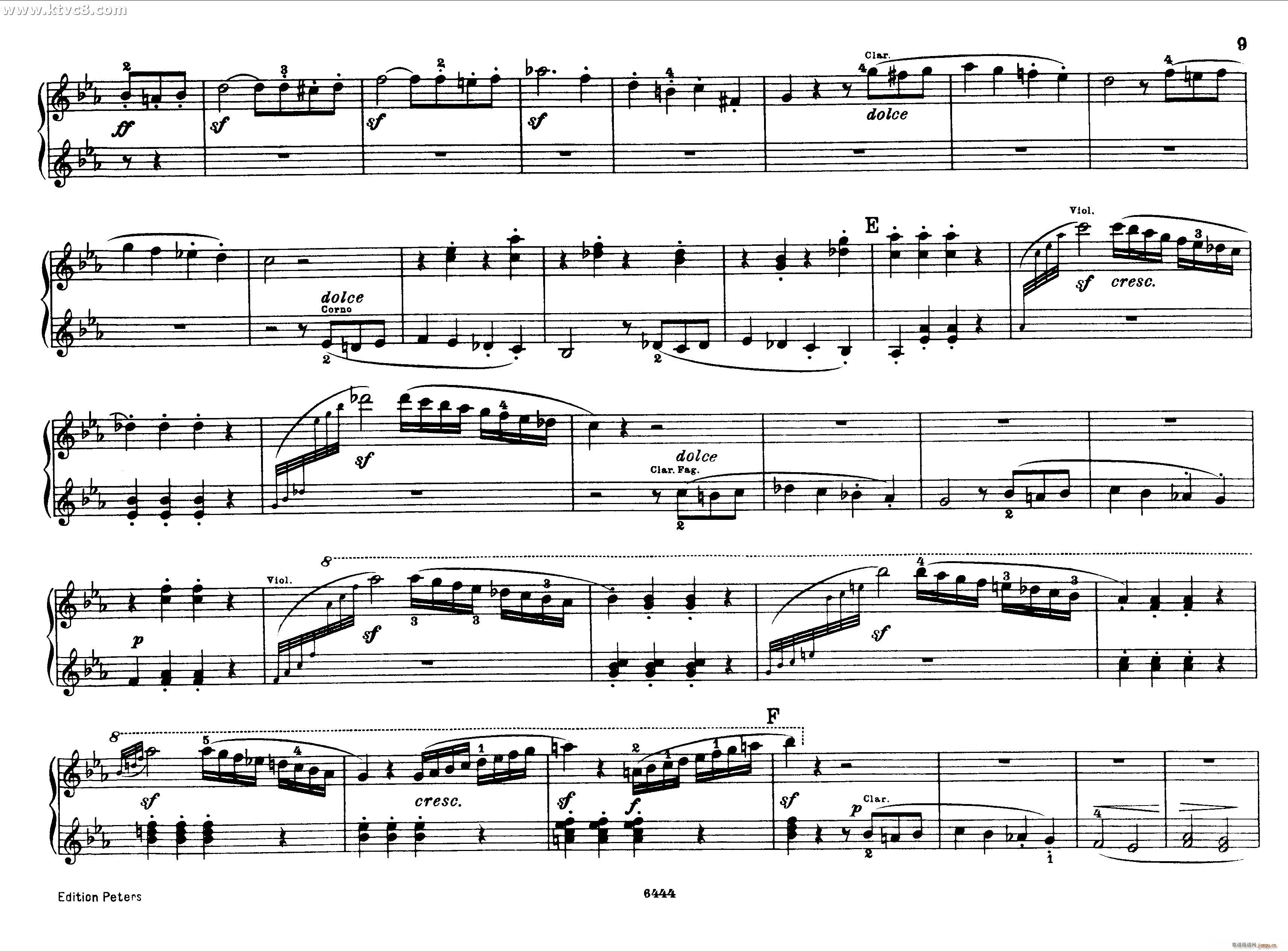 贝多芬大七重奏Op 20 钢琴四手联弹8