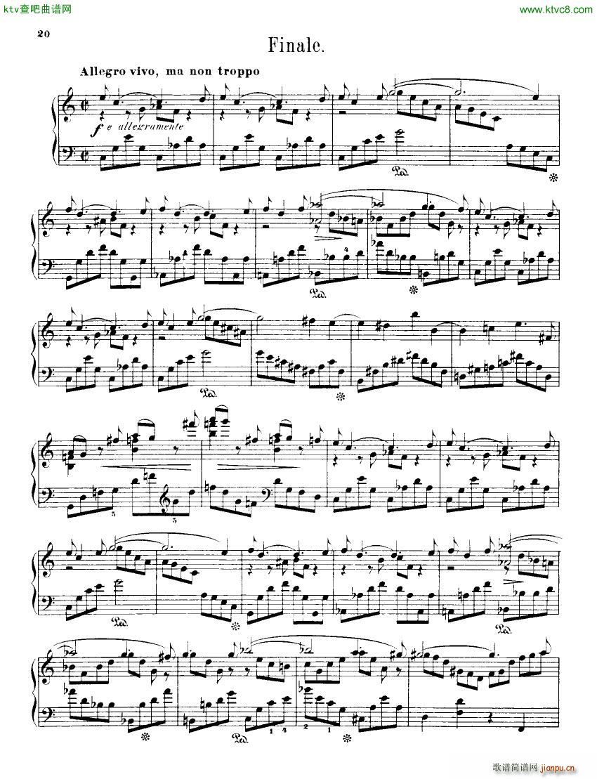 Indy Petite Sonate dans la forme classique op918