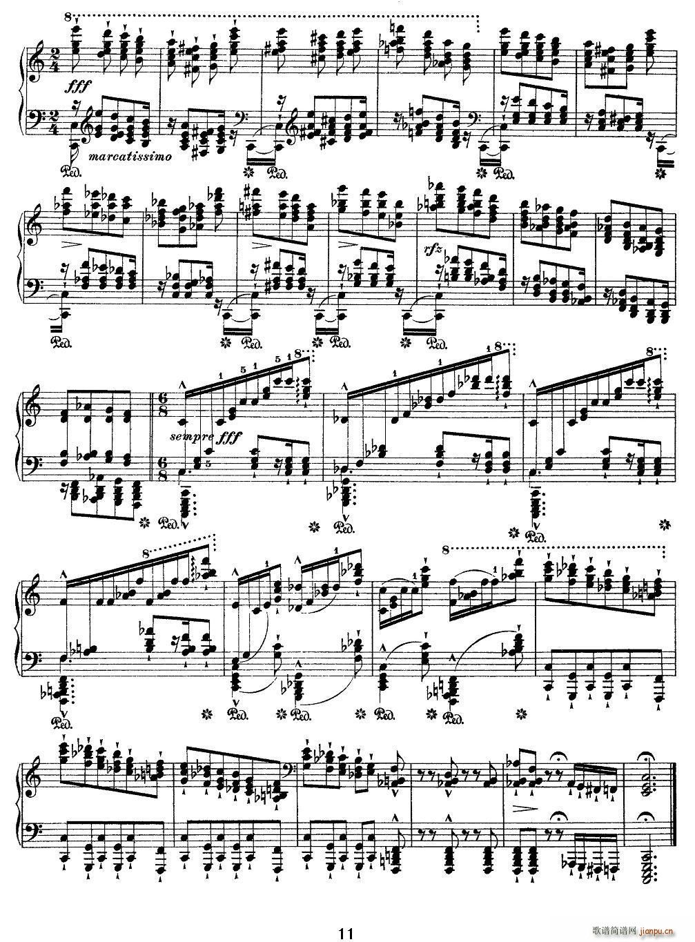 12首超级技巧练习曲 Wilde Jagd（狩猎）11