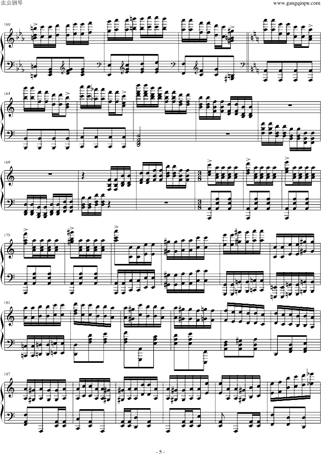 肖邦圆舞曲-钢琴谱(钢琴曲)-肖邦-chopin5