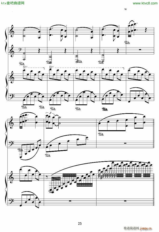 X战记插曲 宿命 双钢琴版25