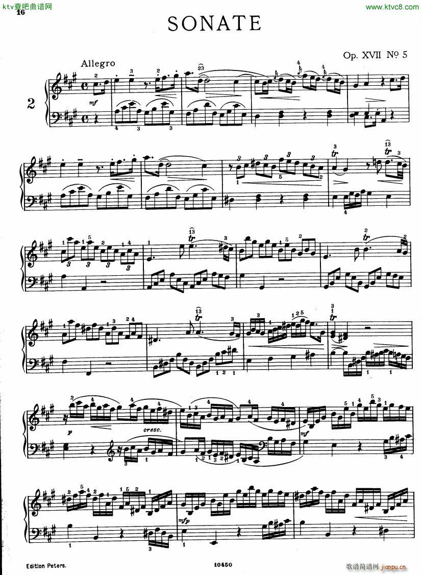 Bach JC op 17 no 5 Sonata1