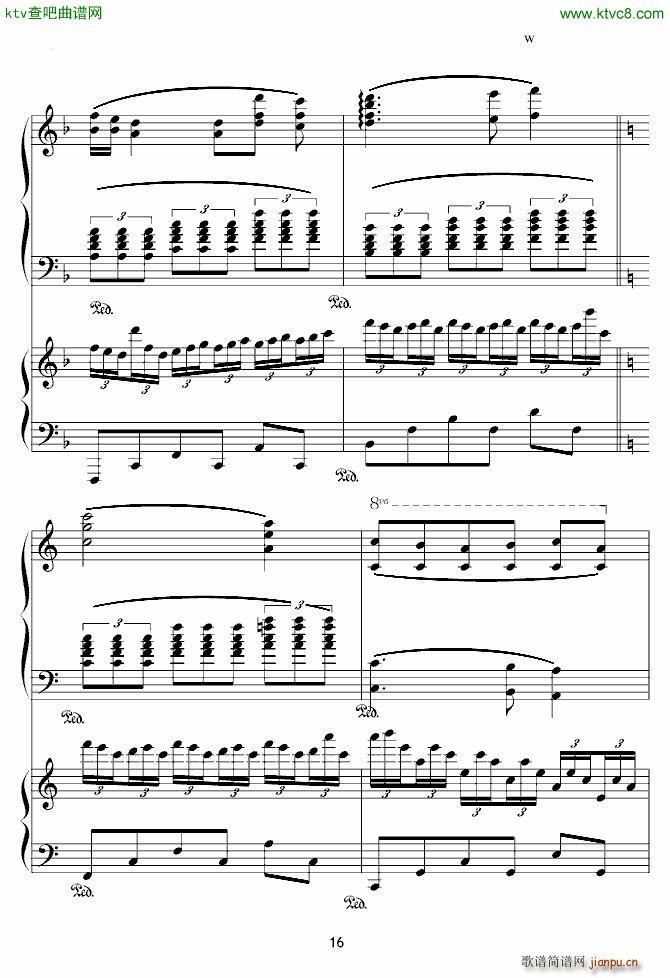 X战记插曲 宿命 双钢琴版16