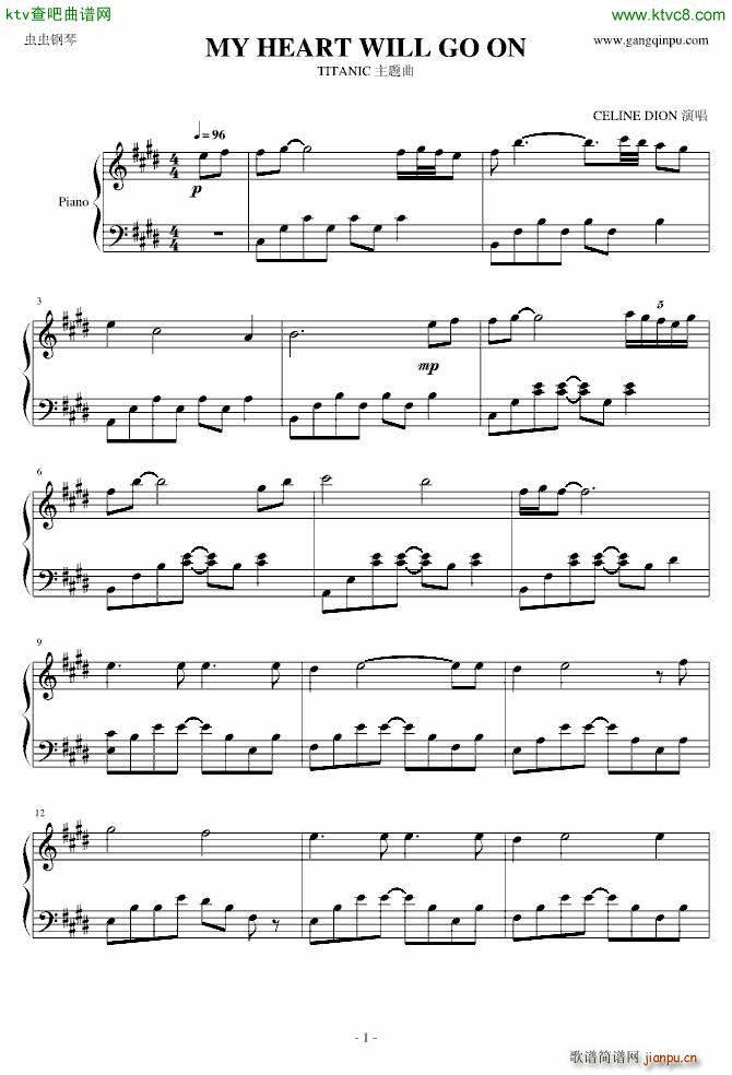 my heart will go on 我心永恒_泰坦尼克号1
