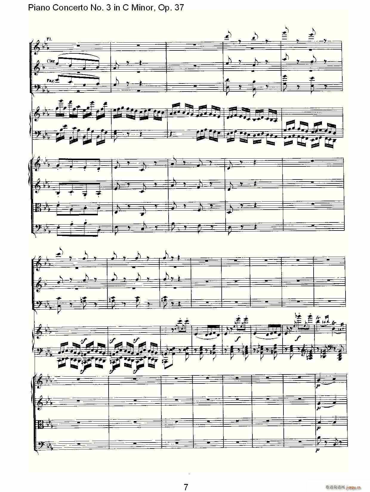 C小调钢琴第三协奏曲 Op.37  第三乐章7