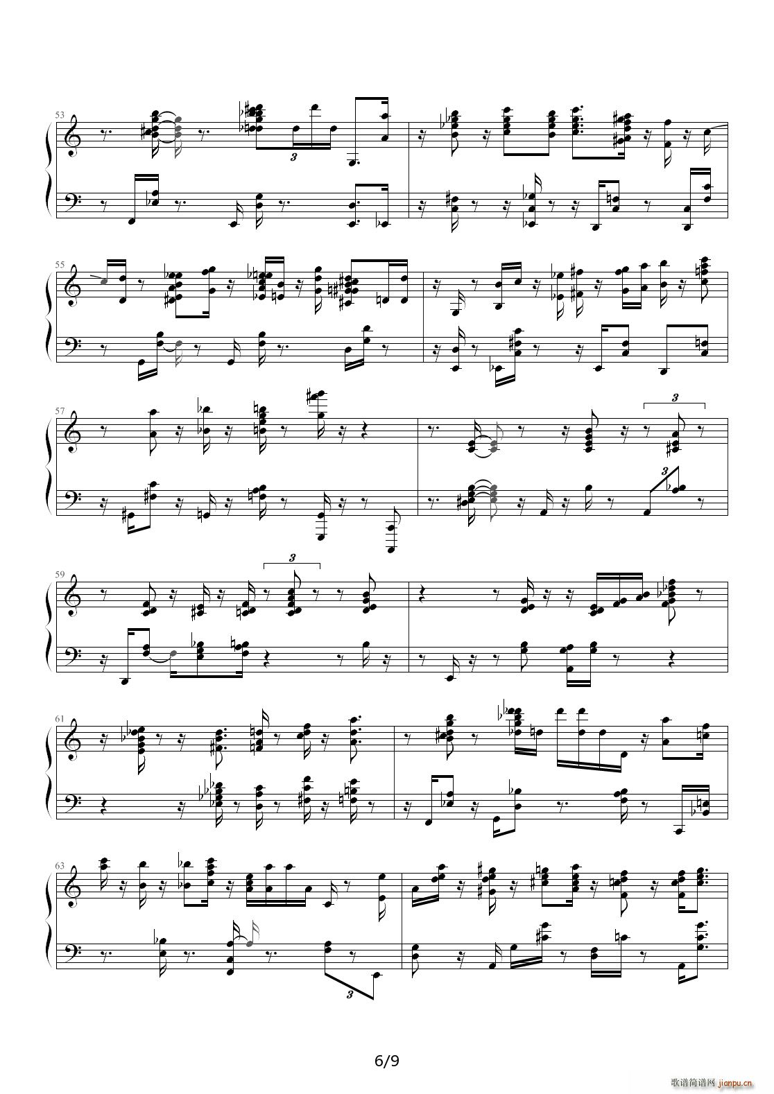 Springtime Sundays（春天的星期天 爵士版） C调6