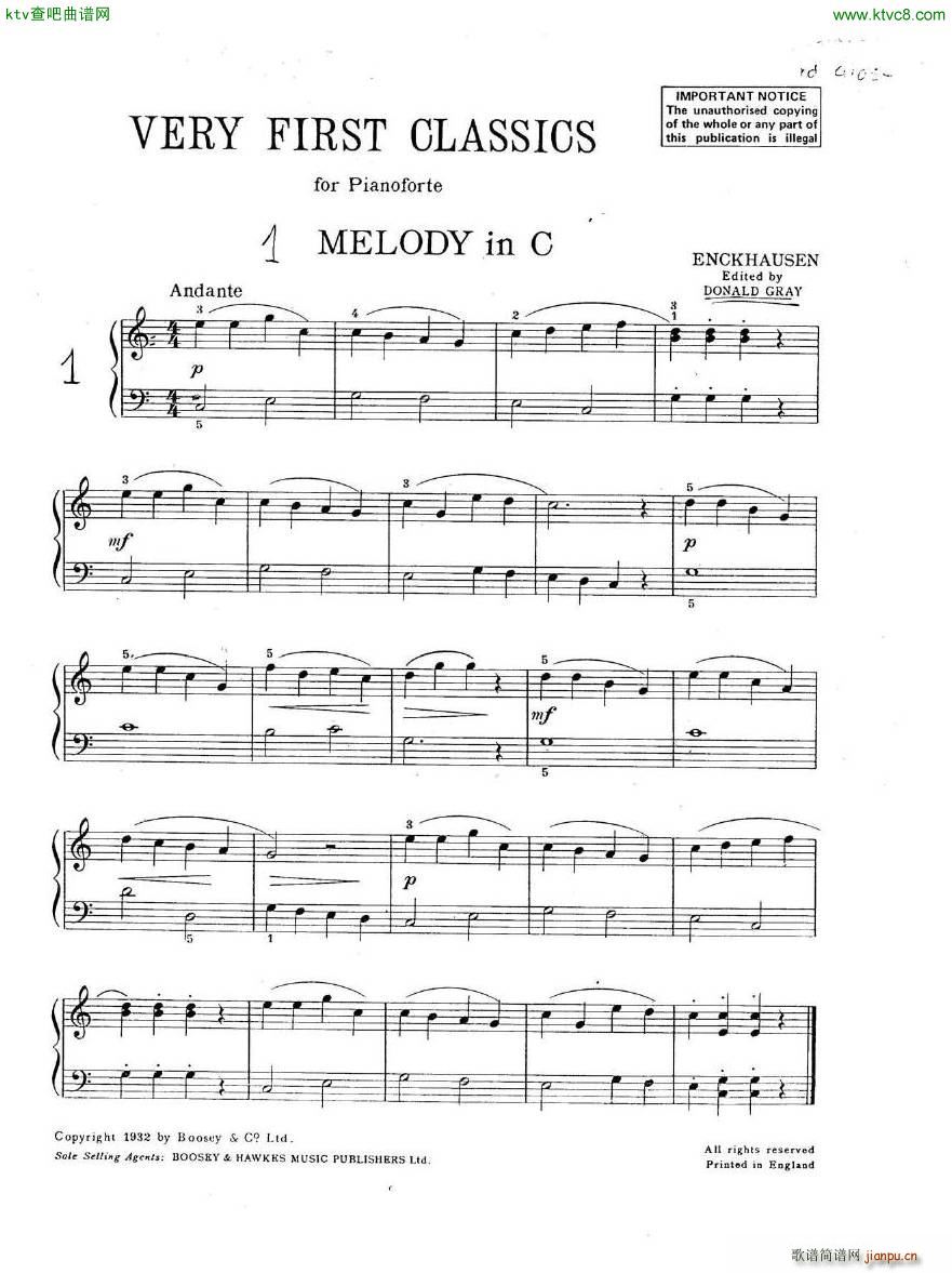 Gray Donald Very First Classics pf1