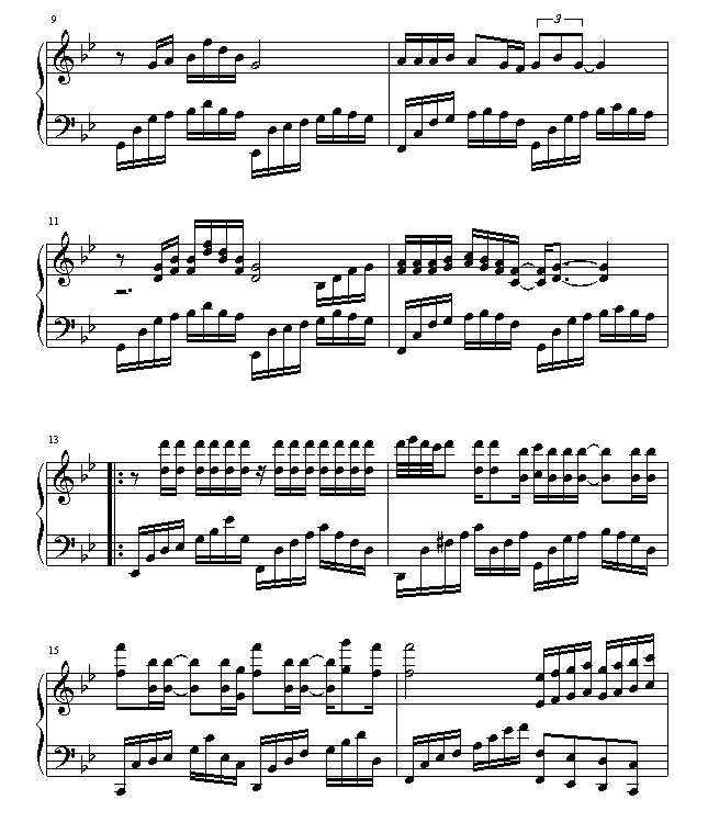 江南-钢琴谱(钢琴曲)-林俊杰2