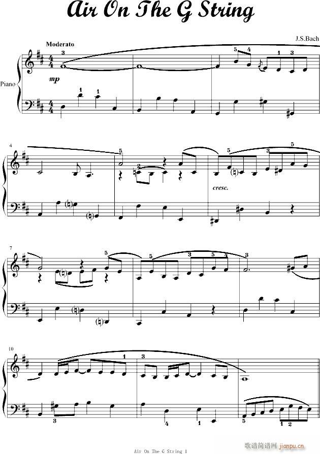 Air On The G String(G弦之歌)_巴哈-Bach Johann Sebastian1