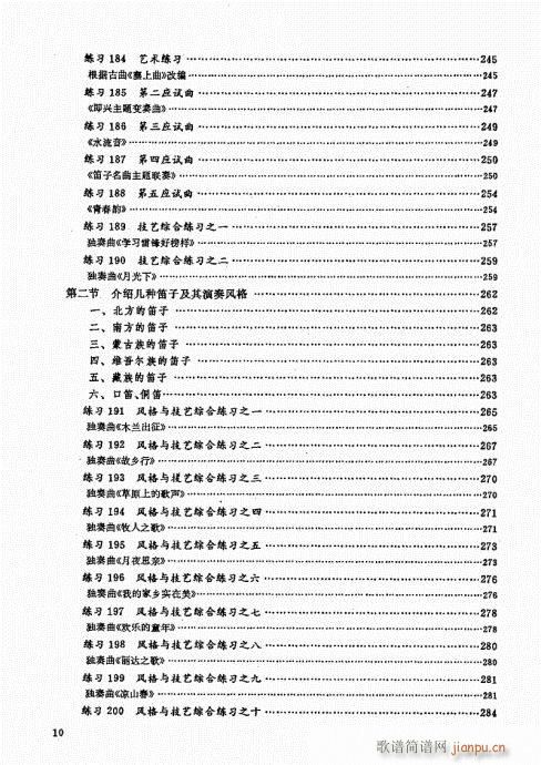 竹笛实用教程 目录12