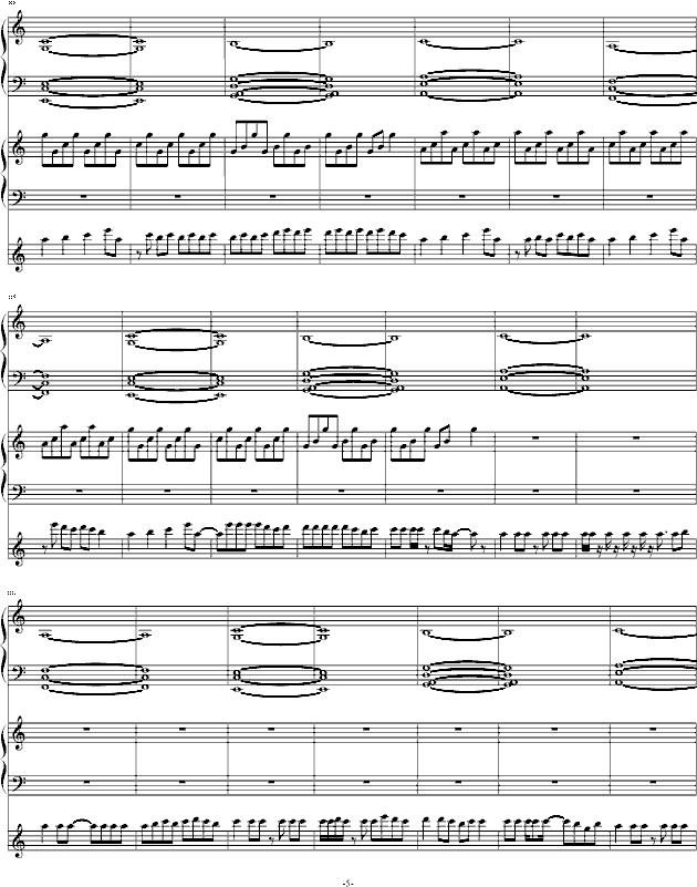 Above and Beyond -FM8电子-钢琴谱(钢琴曲)-30281025