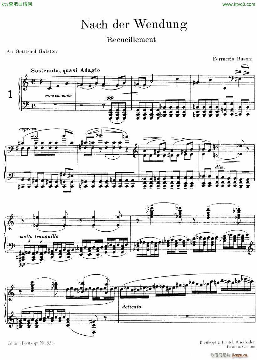 Busoni 1 Elegy No 12