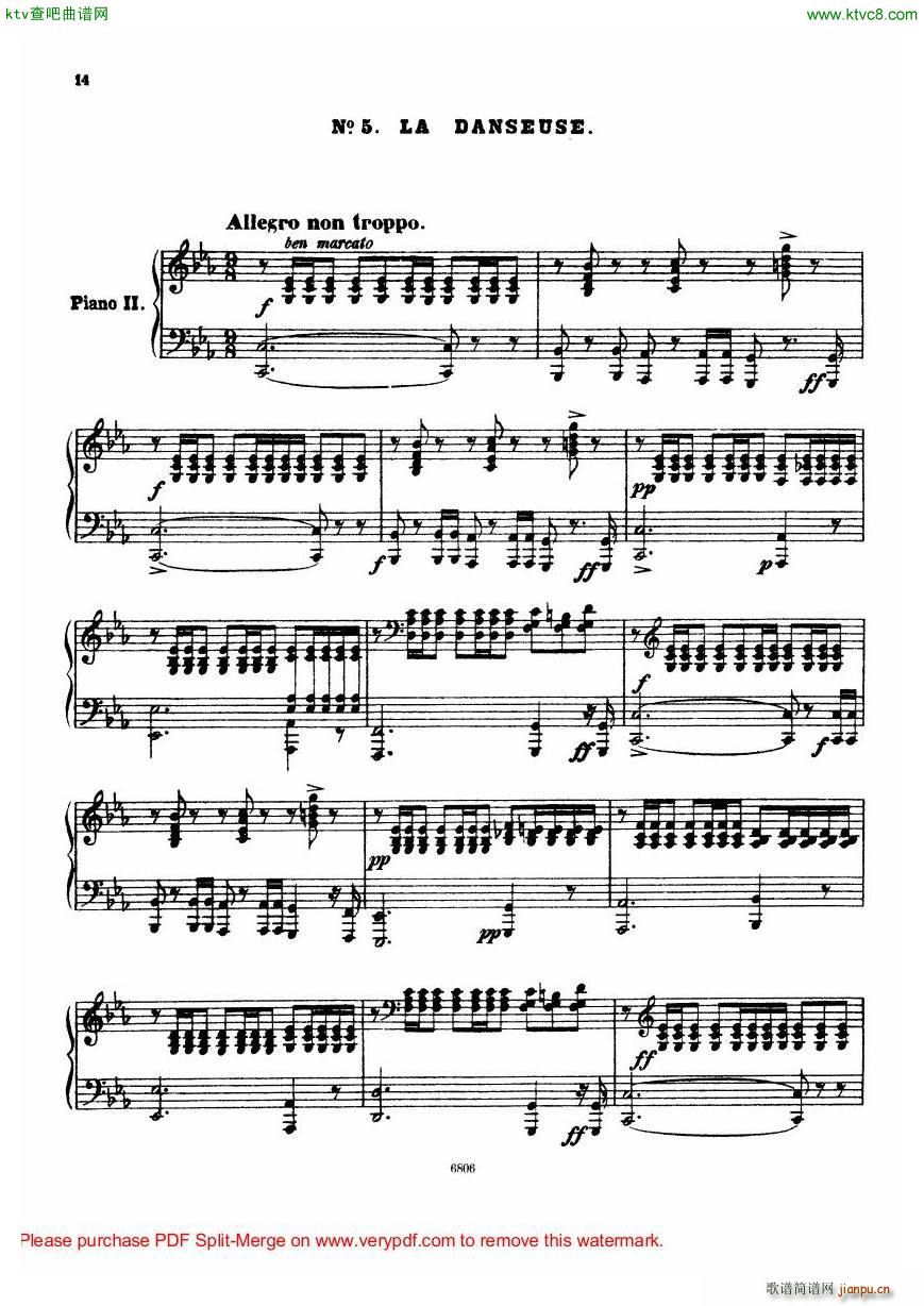 Arensky op 23 Suite No 2 Silhouettes35