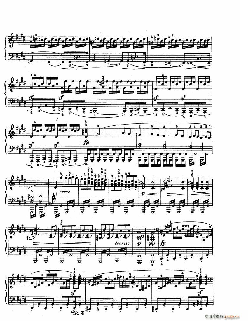 Beethoven op 27 no 2 Piano Sonata Moonlight9