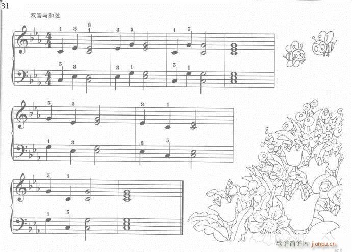 儿童钢琴入门教程  手指训练操61-8121